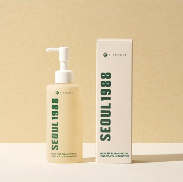 KSECRET SEOUL 1988 Cleansing Oil : Pine Cica 1% + Probiotics-200ml