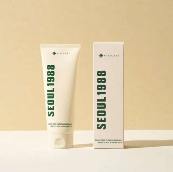 K-SECRET-SEOUL 1988 Cleansing Foam : Pine Cica 1% + Probiotics- 150ml