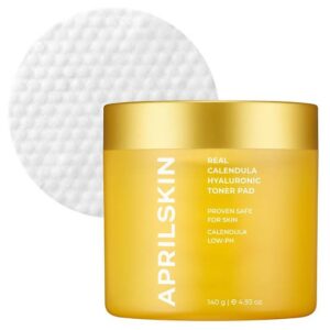 APRILSKIN Real Calendula Hyaluronic Toner Pad