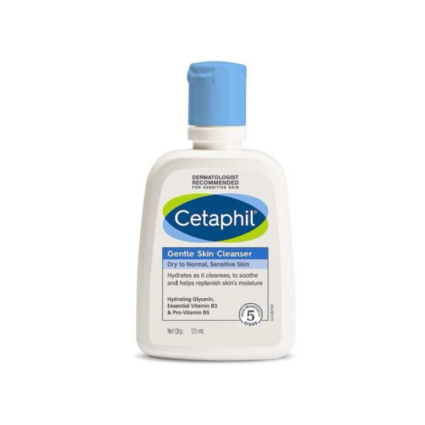Cetaphil Gentle Skin Cleanser For Dry To Normal, Sensitive Skin-125ml