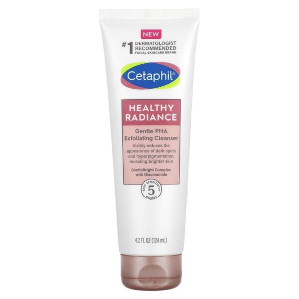 Cetaphil Healthy Radiance Gentle PHA Exfoliating Cleanser-124ml