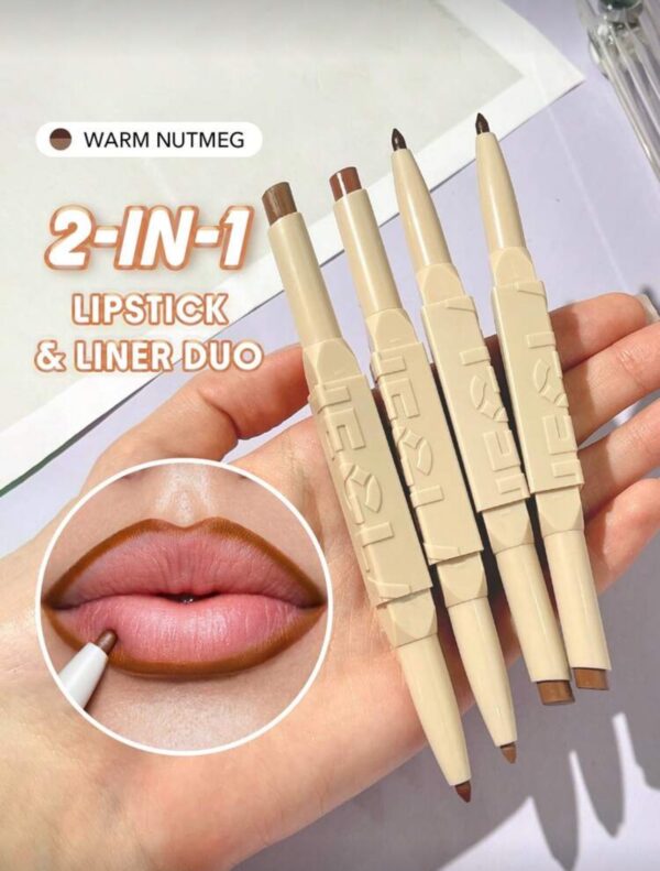 Sheglam lipstick and lipliner duo-“warm nutmeg”
