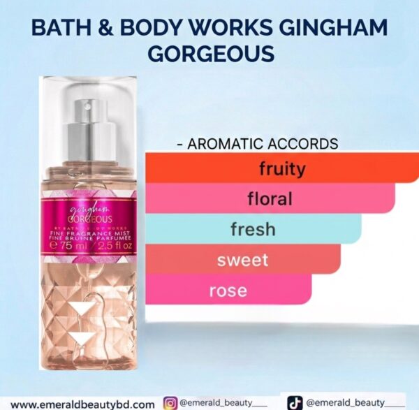 Bath & Body works travel size mist- Gingham Gorgeous